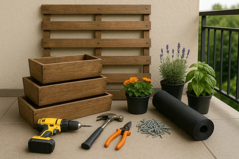 Antes de Plantar: Tudo o Que Você Precisa para Montar Seu Jardim Vertical de Madeira na Varanda