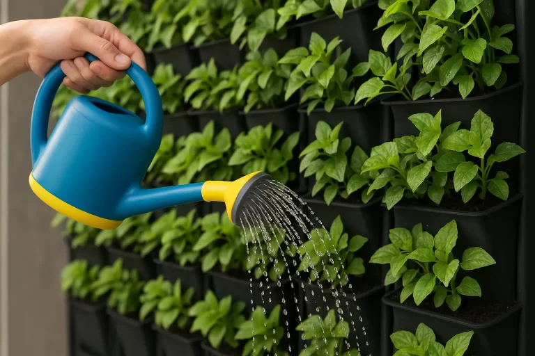 Economize Água! Técnicas Sustentáveis de Irrigação para Jardins Verticais