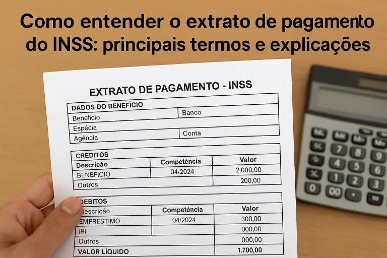 como verificar extrato do INSS
